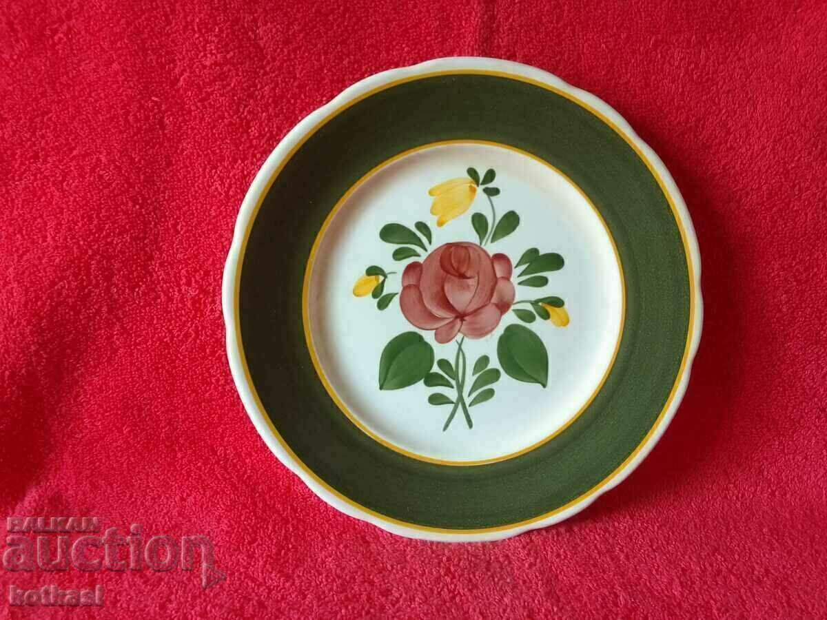 Old porcelain plate Villeroy&Boch Mettlach Germany Flowers Old porcelain plate Villeroy&Boch Mettlach Germany Flowers
