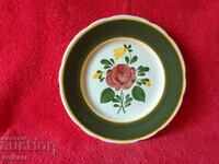 Old porcelain plate Villeroy&Boch Mettlach Germany Flowers
