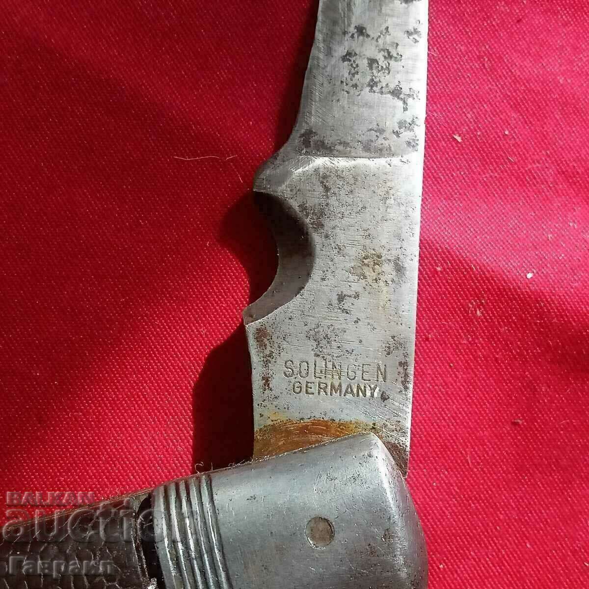 Auction  Old solingen knife
