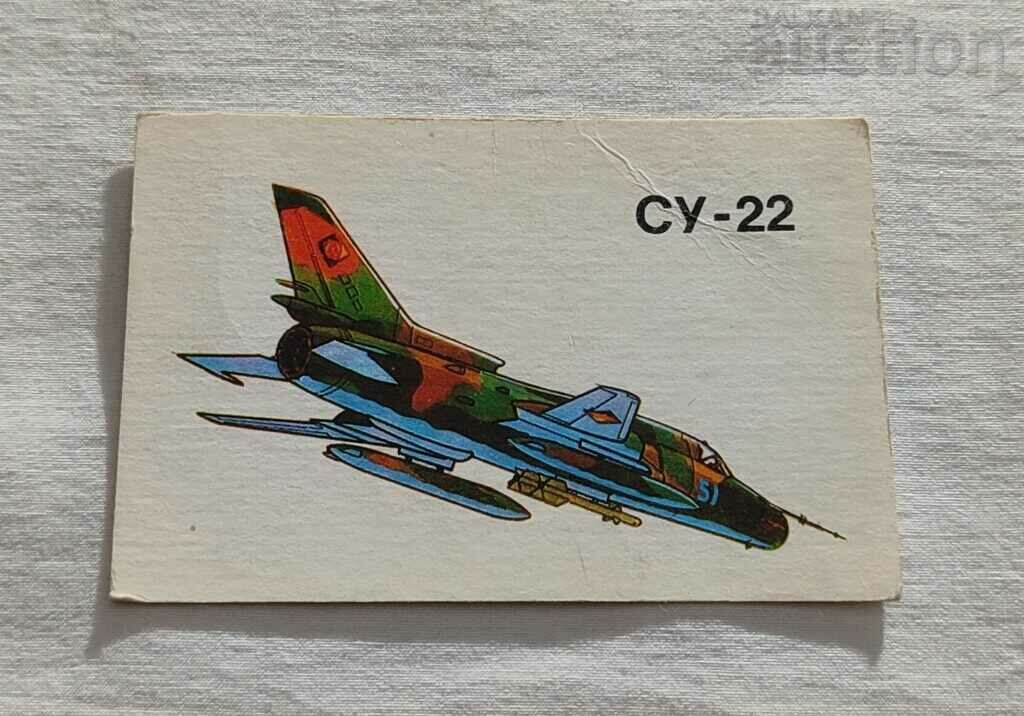 AERONAVE SU-22 CALENDAR URSS 1989