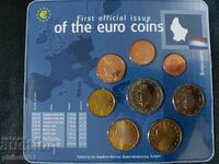 Luxemburg 2002 - Set euro - serie de la 1 cent la 2 euro