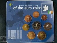 Irlanda 2002 - Setul Euro - seria de la 1 cent la 2 euro