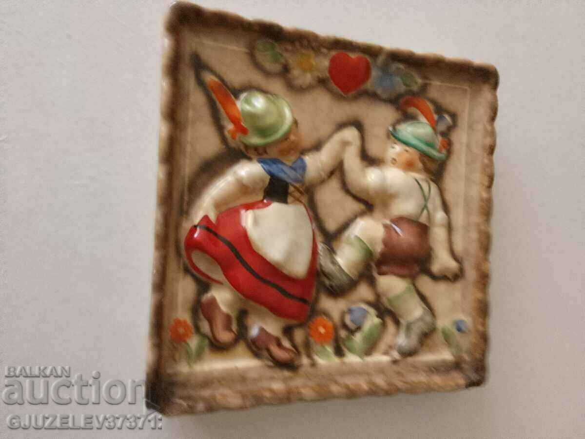 Antique Rare Collectible Wall Plaque Austria Ti - 5 Antique Rare Collectible Wall Plaque Austria Ti - 5