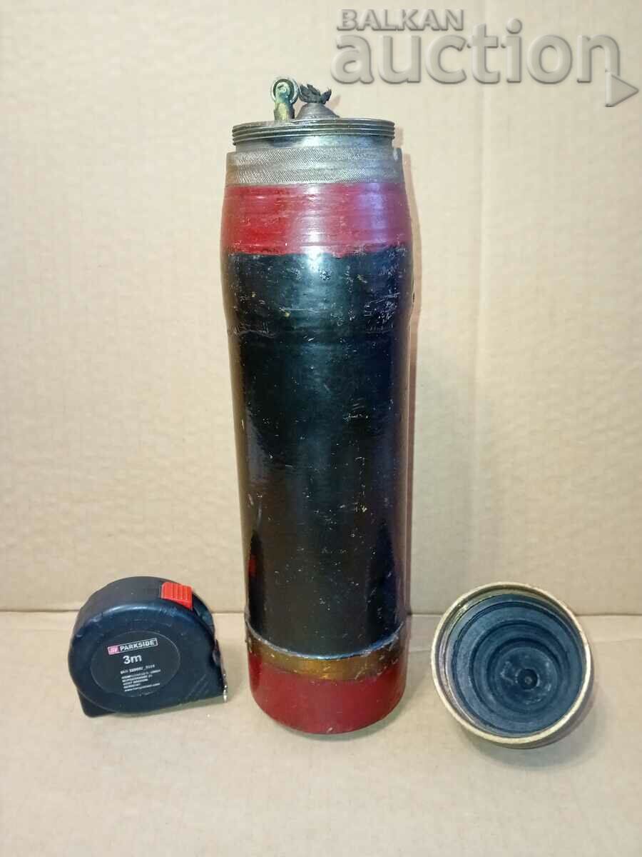 Auction 77mm shell gas oil lamp WW1 WWI Auction 77mm shell gas oil lamp WW1 WWI