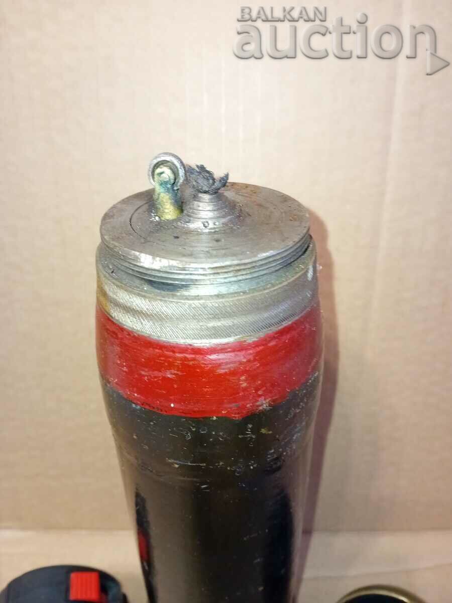 Delivery of 77mm shell gas oil lamp WW1 WWI Delivery of 77mm shell gas oil lamp WW1 WWI