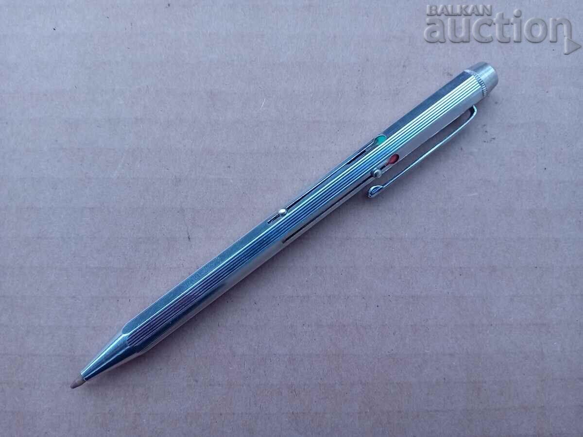 Auction  retro vintage metal pen four colors 70s