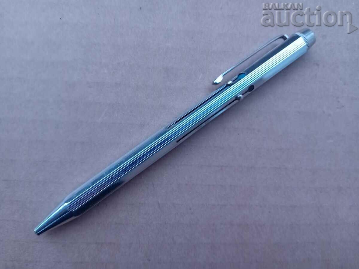 retro vintage metal pen four colors 70s - 7