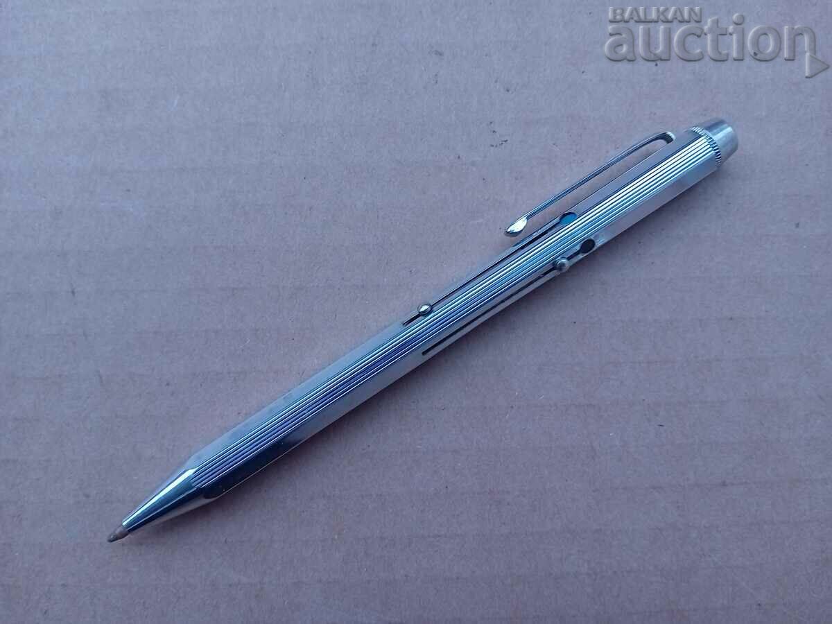 ρετρό vintage μεταλλικό στυλό τετράχρωμο 70s