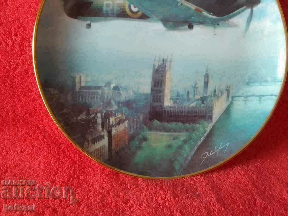 Old porcelain plate marked signed Aircraft Palace with price 35.50 BGN | € 18.15 Old porcelain plate marked signed Aircraft Palace with price 35.50 BGN | € 18.15