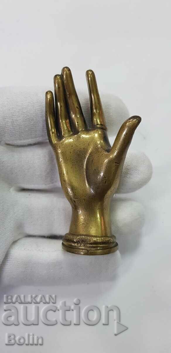 Rare French bronze seal - arm, snake 19th century - 5 Rare French bronze seal - arm, snake 19th century - 5