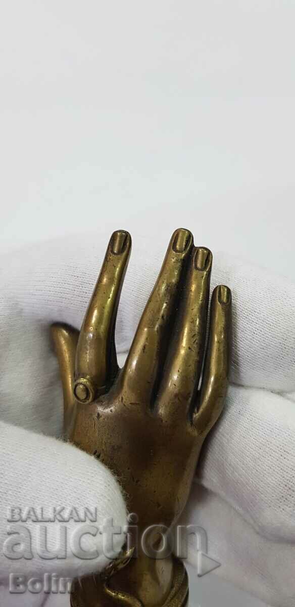 Rare French bronze seal - arm, snake 19th century - 6 Rare French bronze seal - arm, snake 19th century - 6