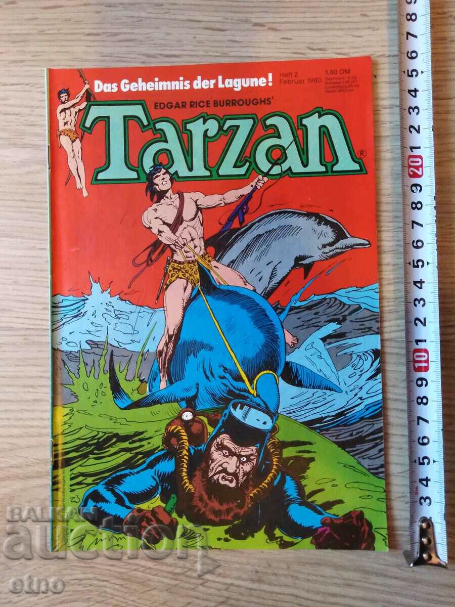 1980, 2nd issue, VINTAGE GERMAN COMICS - TARZAN