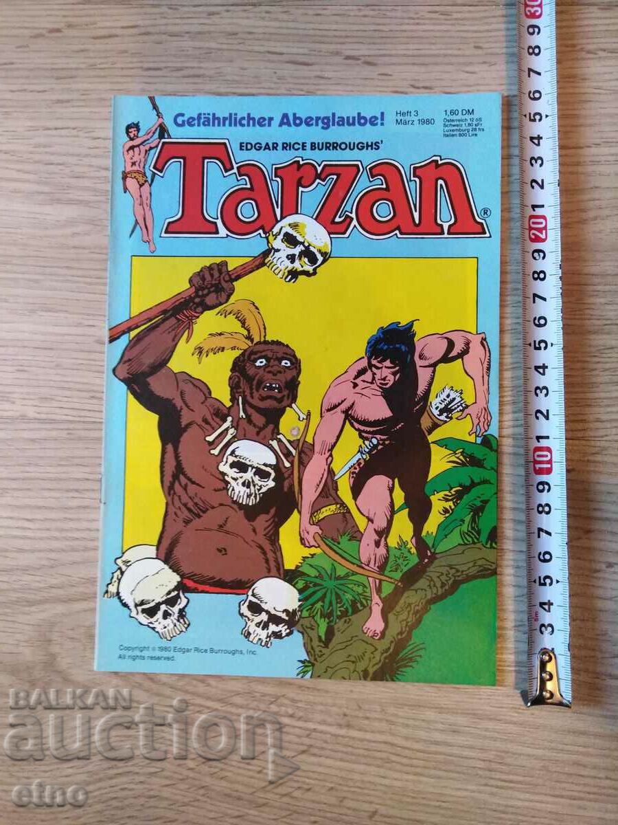 1980, 3ο τεύχος, VINTAGE GERMAN COMICS - TARZAN