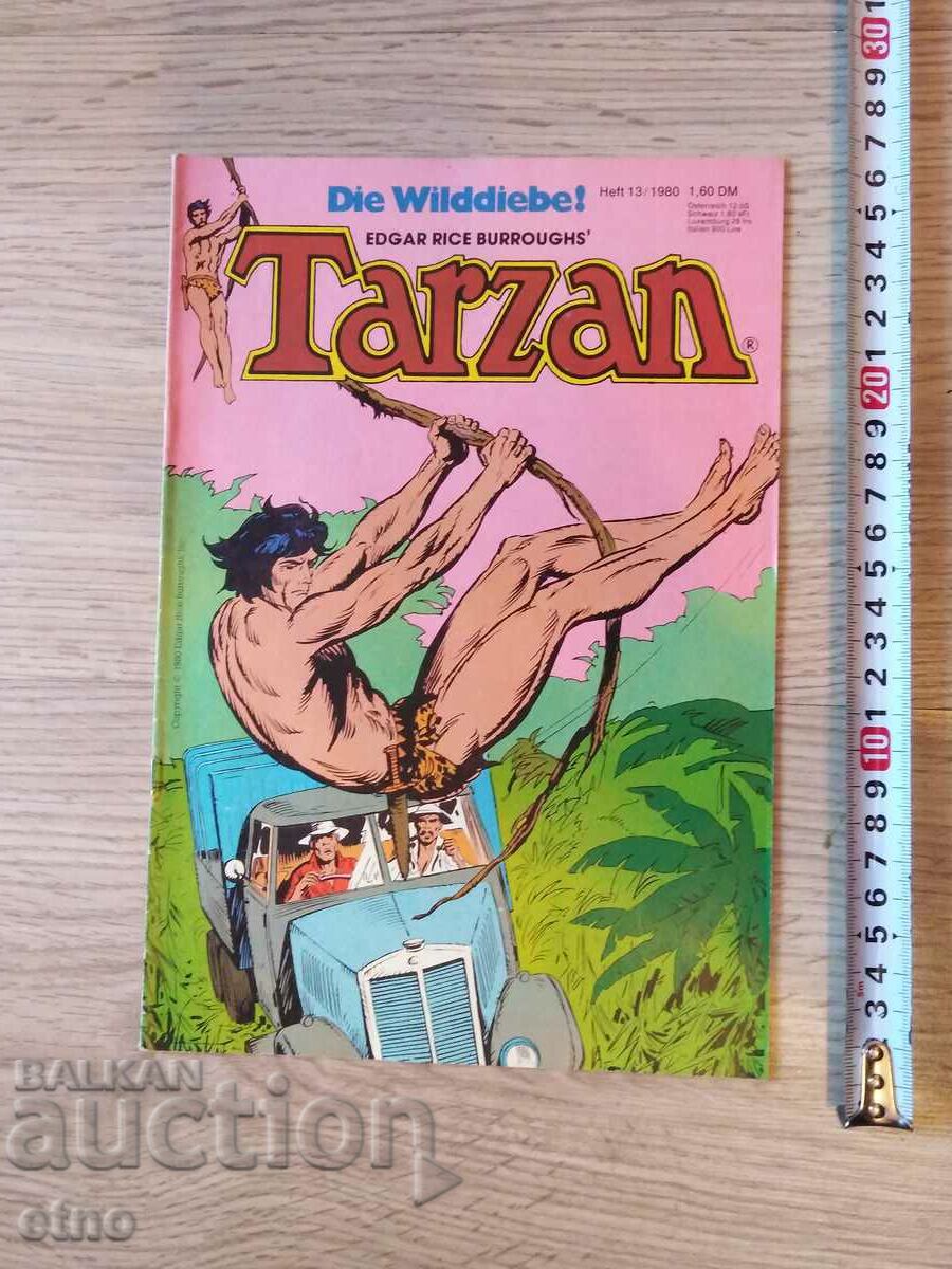 1980, 13th issue, VINTAGE GERMAN COMICS - TARZAN