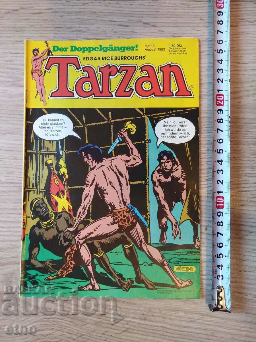 1982, 8ο τεύχος, VINTAGE GERMAN COMICS - TARZAN