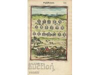 1696 - MALLET ENGRAVING - MILITARY FORMATION