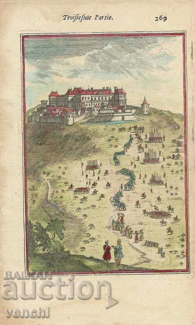 1696 - GRAVURA MĂȚULUI - ARMATA, CASTELUL