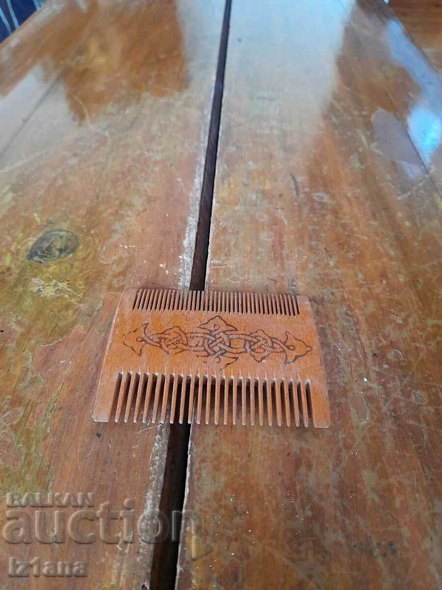 Old wooden comb