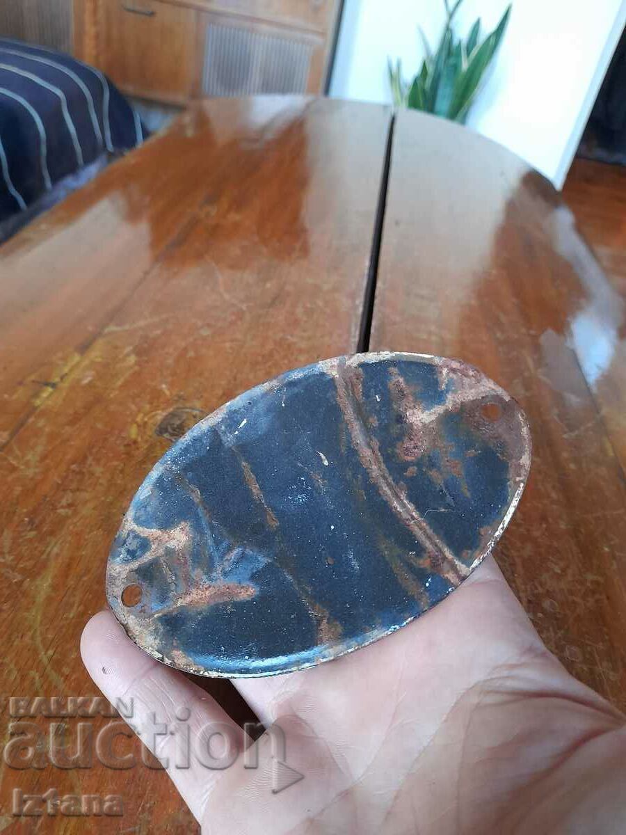 Auction Old number, registration plate for moped, motorcycle Auction Old number, registration plate for moped, motorcycle