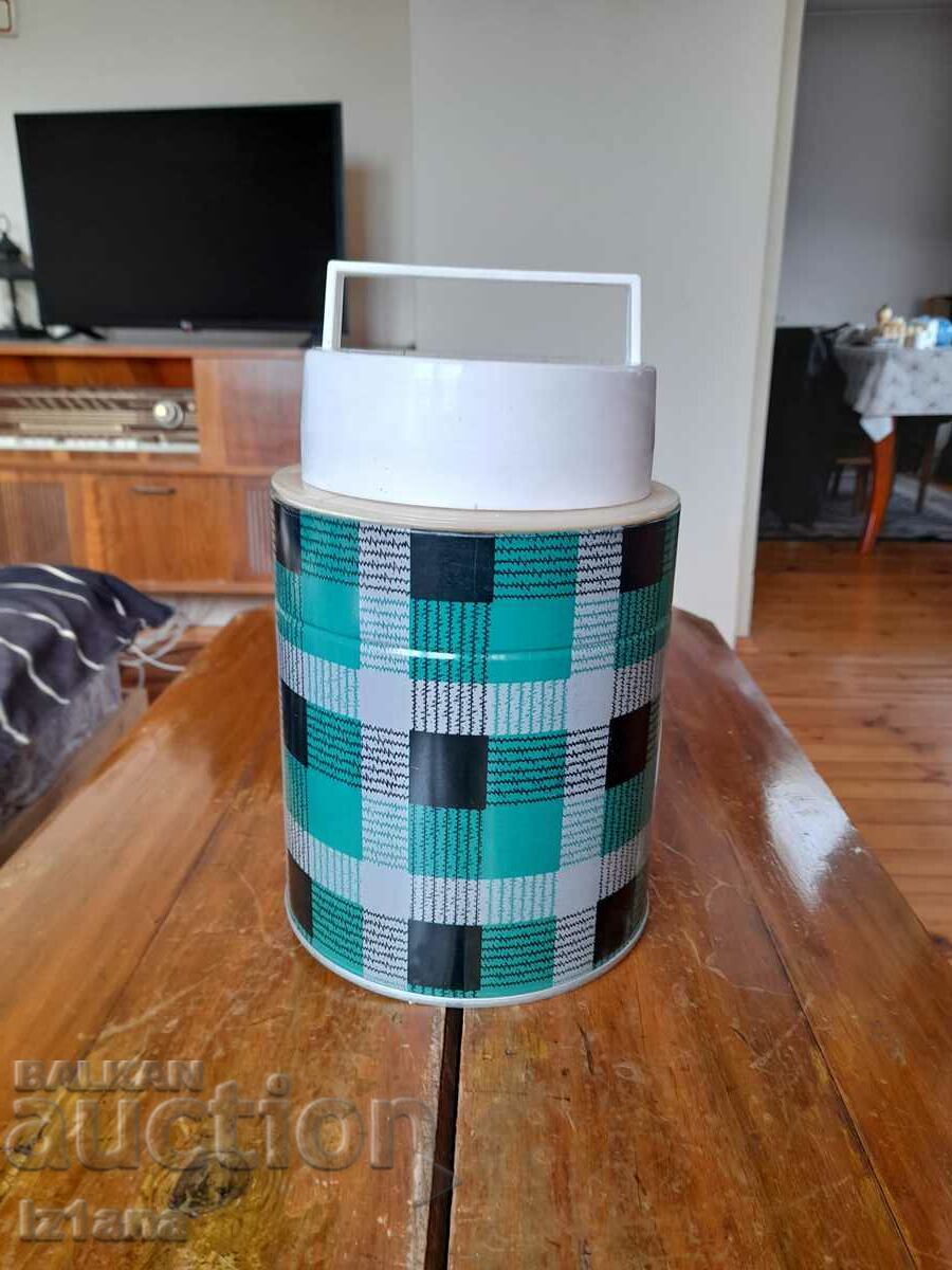 Old thermos, thermal box Old thermos, thermal box