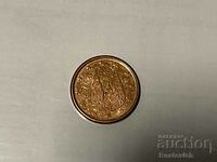 Spain 1 euro cent 2021