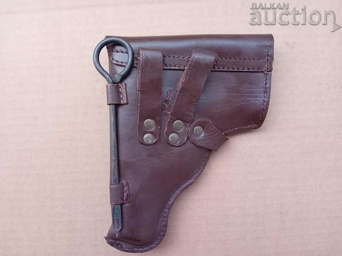 старинен кобур с шомпол естествена кожа с цена 35.00 лв. | € 17.90