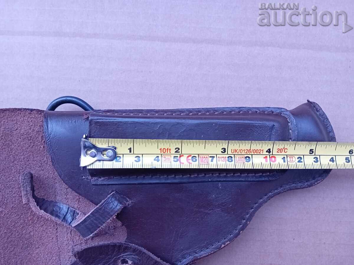 старинен кобур с шомпол естествена кожа - 7