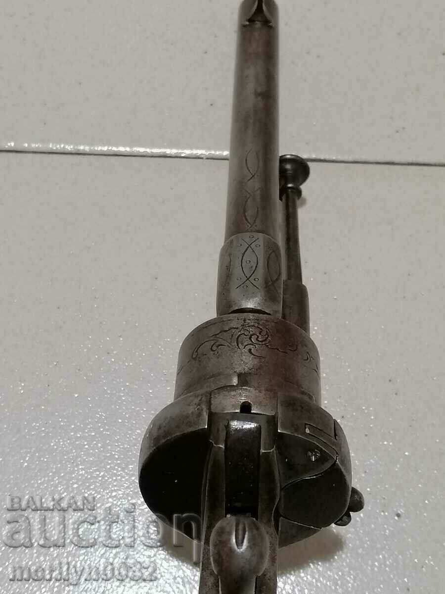 French pin revolver Lefoucher 9mm barrel 1960s - 5 French pin revolver Lefoucher 9mm barrel 1960s - 5