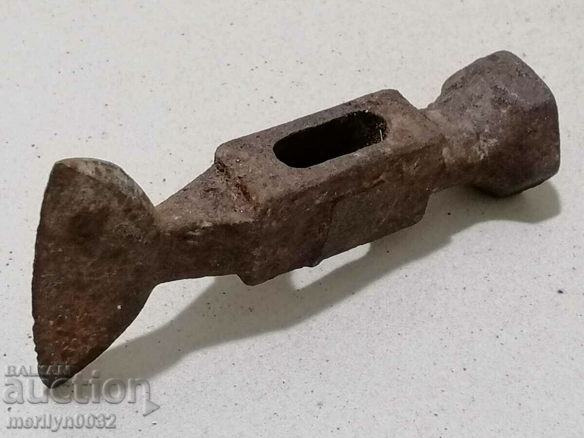 Delivery of Old ax, axe, saber blade wrought iron Delivery of Old ax, axe, saber blade wrought iron