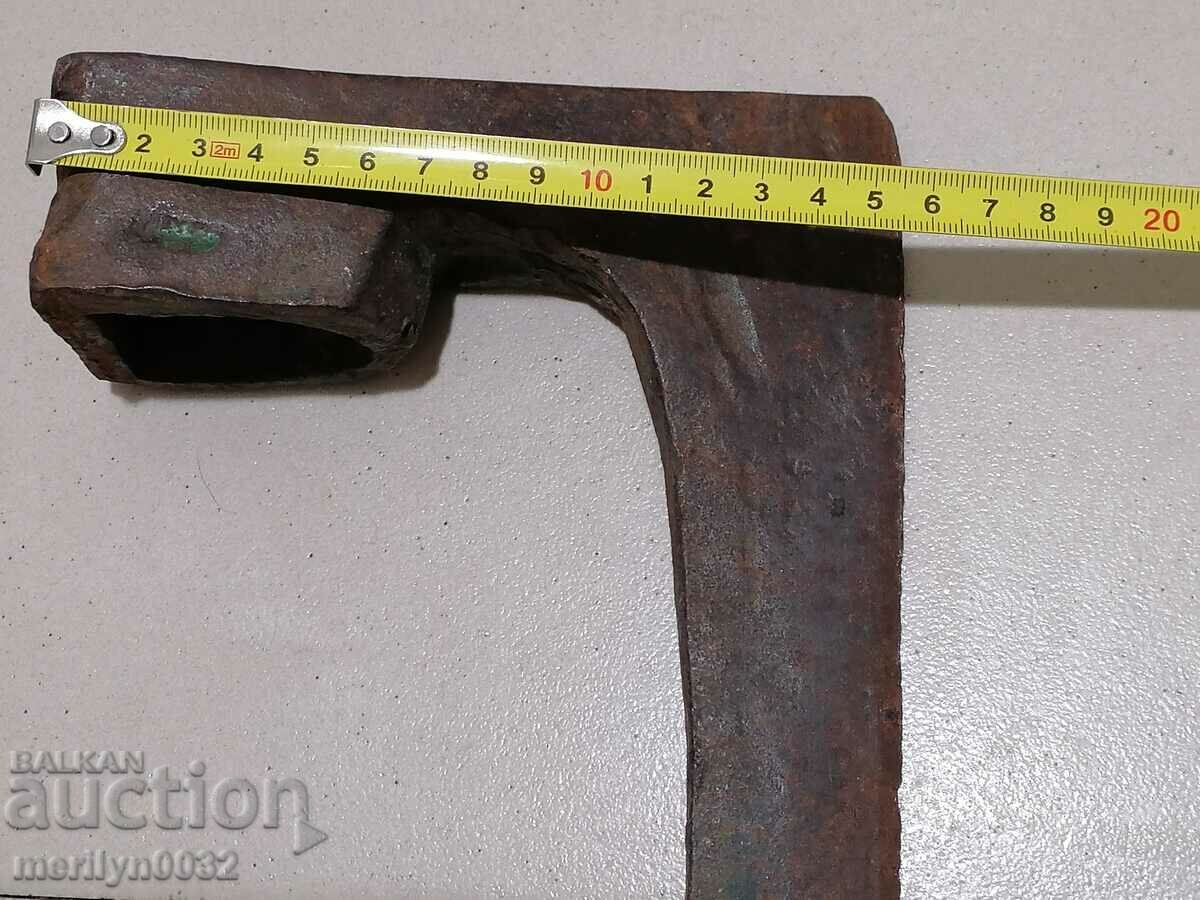 Delivery of Old ax, axe, saber blade wrought iron Delivery of Old ax, axe, saber blade wrought iron