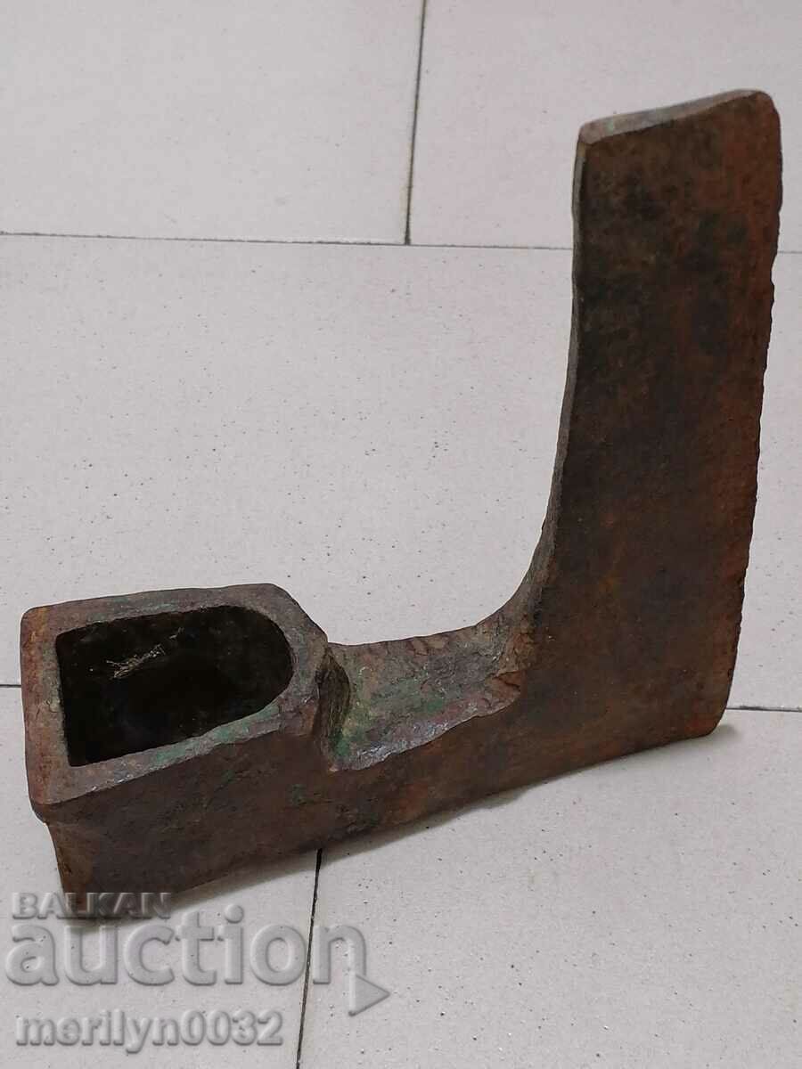 Old ax, axe, saber blade wrought iron - 5 Old ax, axe, saber blade wrought iron - 5
