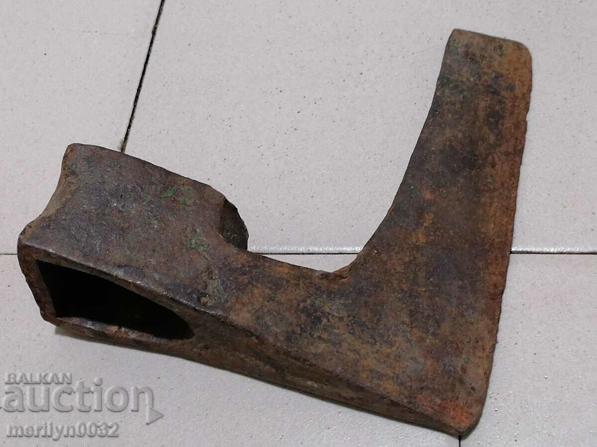 Old ax, axe, saber blade wrought iron - 6 Old ax, axe, saber blade wrought iron - 6