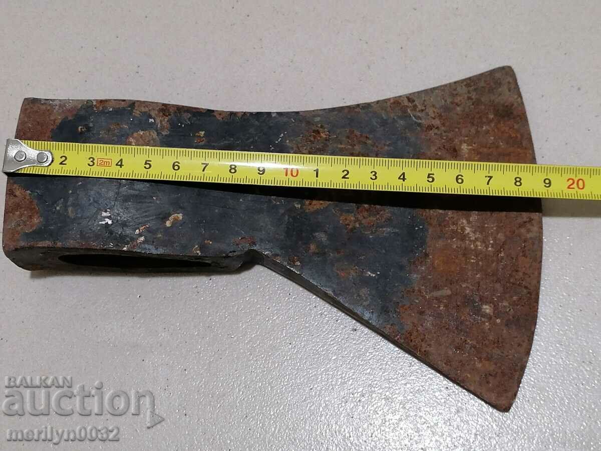 Auction  Old ax, axe, saber blade forged iron