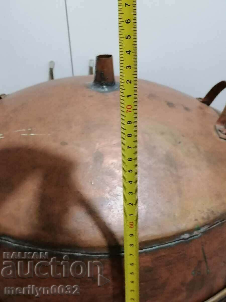 Brandy pot without a pipe and a copper coil with a cup lid - 5 Brandy pot without a pipe and a copper coil with a cup lid - 5