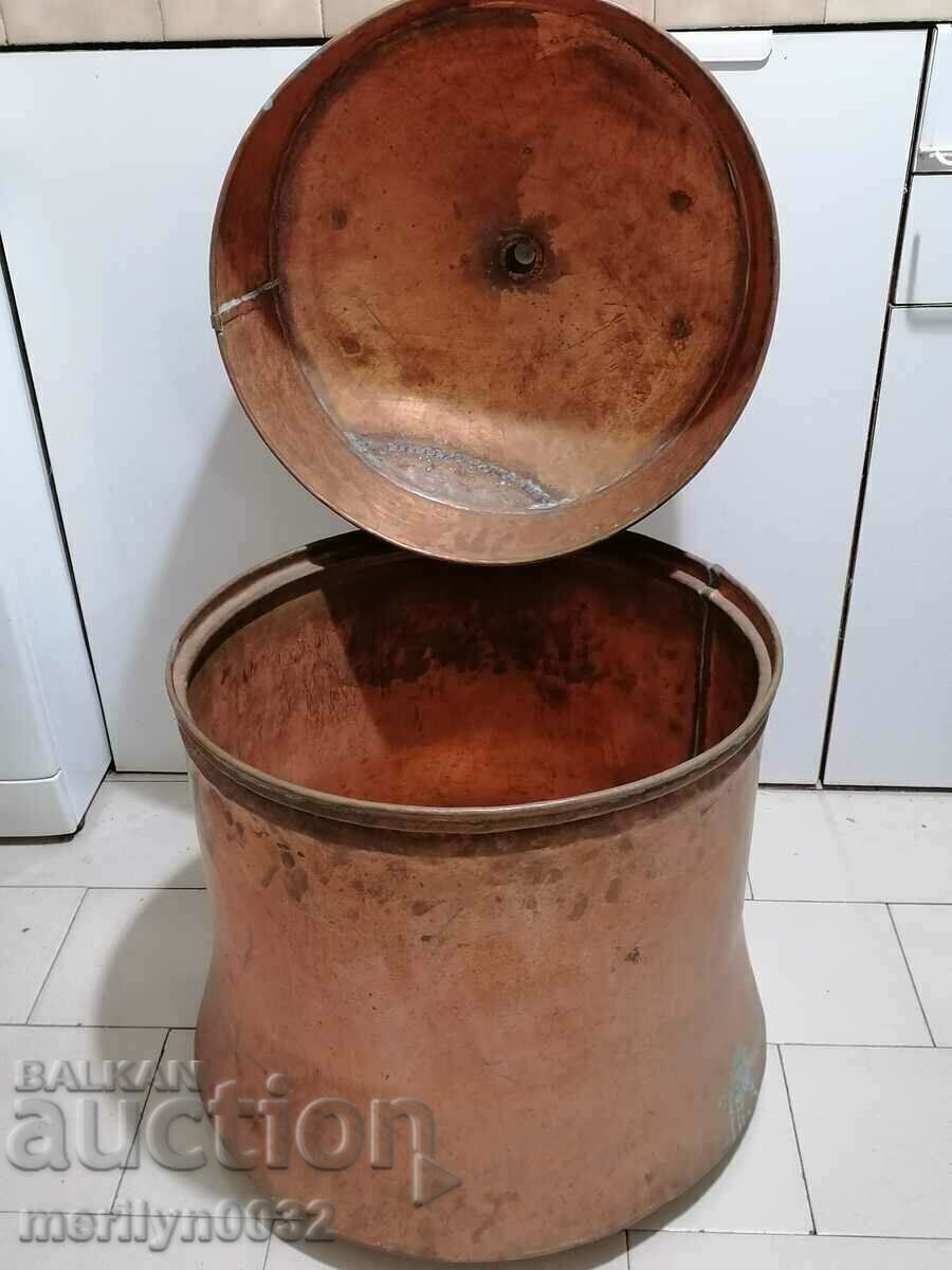 Brandy pot without a pipe and a copper coil with a cup lid - 7 Brandy pot without a pipe and a copper coil with a cup lid - 7