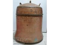 Κατσαρόλα μπράντυ χωρίς σωλήνα και χάλκινο πηνίο με καπάκι φλιτζανιού