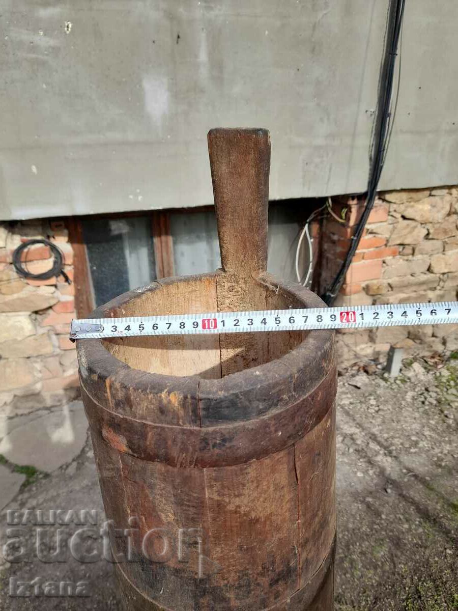 Old wooden piston, lump - 6 Old wooden piston, lump - 6