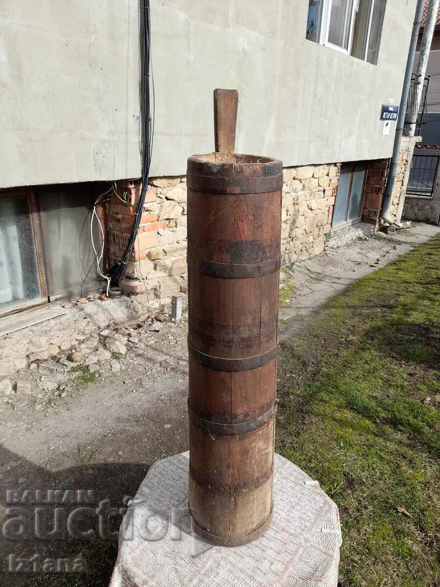 Old wooden piston, lump