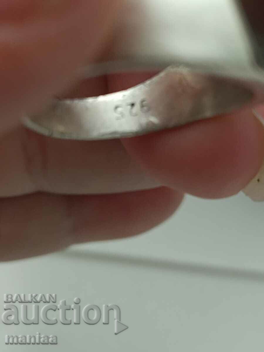 Beautiful silver ring marked #ЖЖ1 - 5 Beautiful silver ring marked #ЖЖ1 - 5