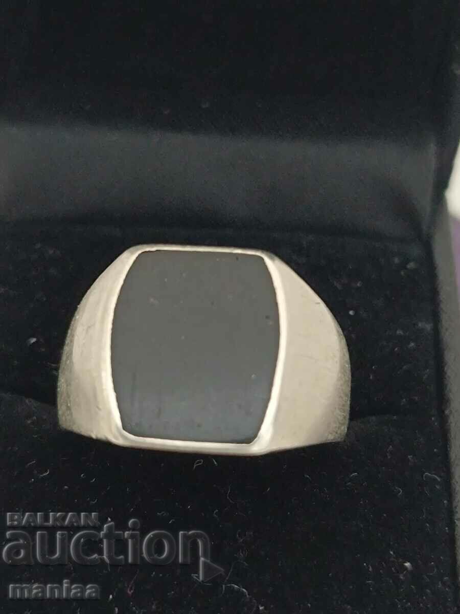 Красив сребърен пръстен маркиран #ЖЖ1