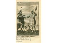 1710 - СТАРА ГРАВЮРА  - ЮЖНА АМЕРИКА