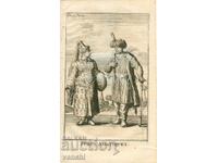 1738 - ANTIQUE ENGRAVING - TURKEY +