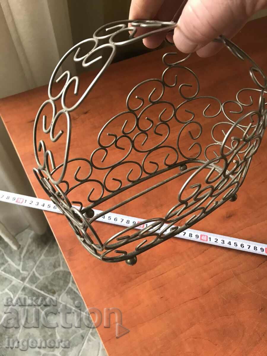 WINE BOTTLE HOLDER METAL AND BRAIDED FROM SOCA - 6 WINE BOTTLE HOLDER METAL AND BRAIDED FROM SOCA - 6