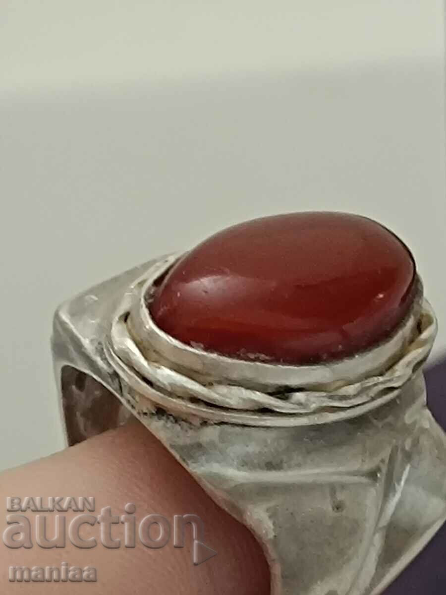 Delivery of Solid silver ring marked #DS Delivery of Solid silver ring marked #DS