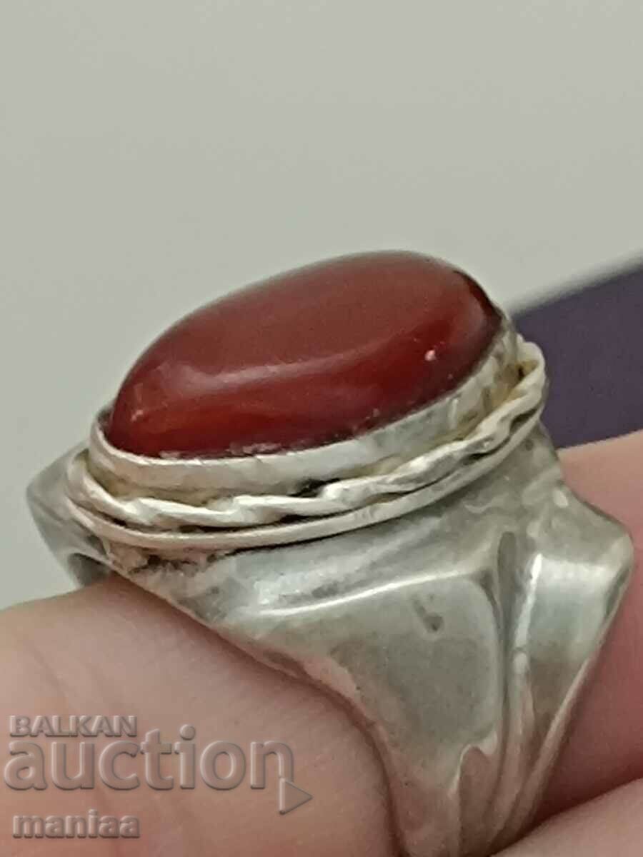 Solid silver ring marked #DS - 6 Solid silver ring marked #DS - 6