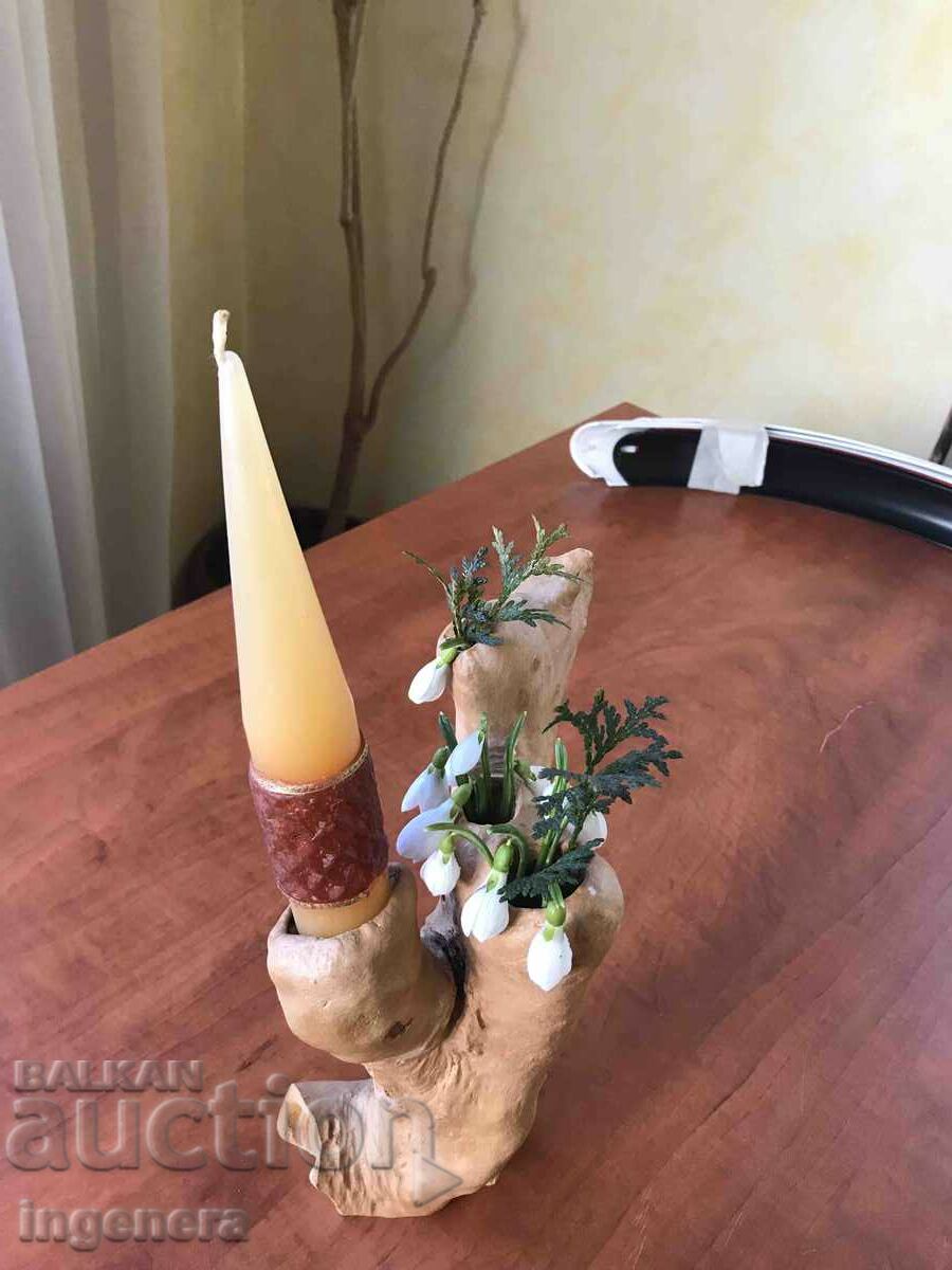 WOOD SCULPTURE CARVED FROM NATURE - 5 WOOD SCULPTURE CARVED FROM NATURE - 5