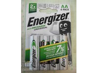 Set of 4 pcs. "Energizer AA" batteries new