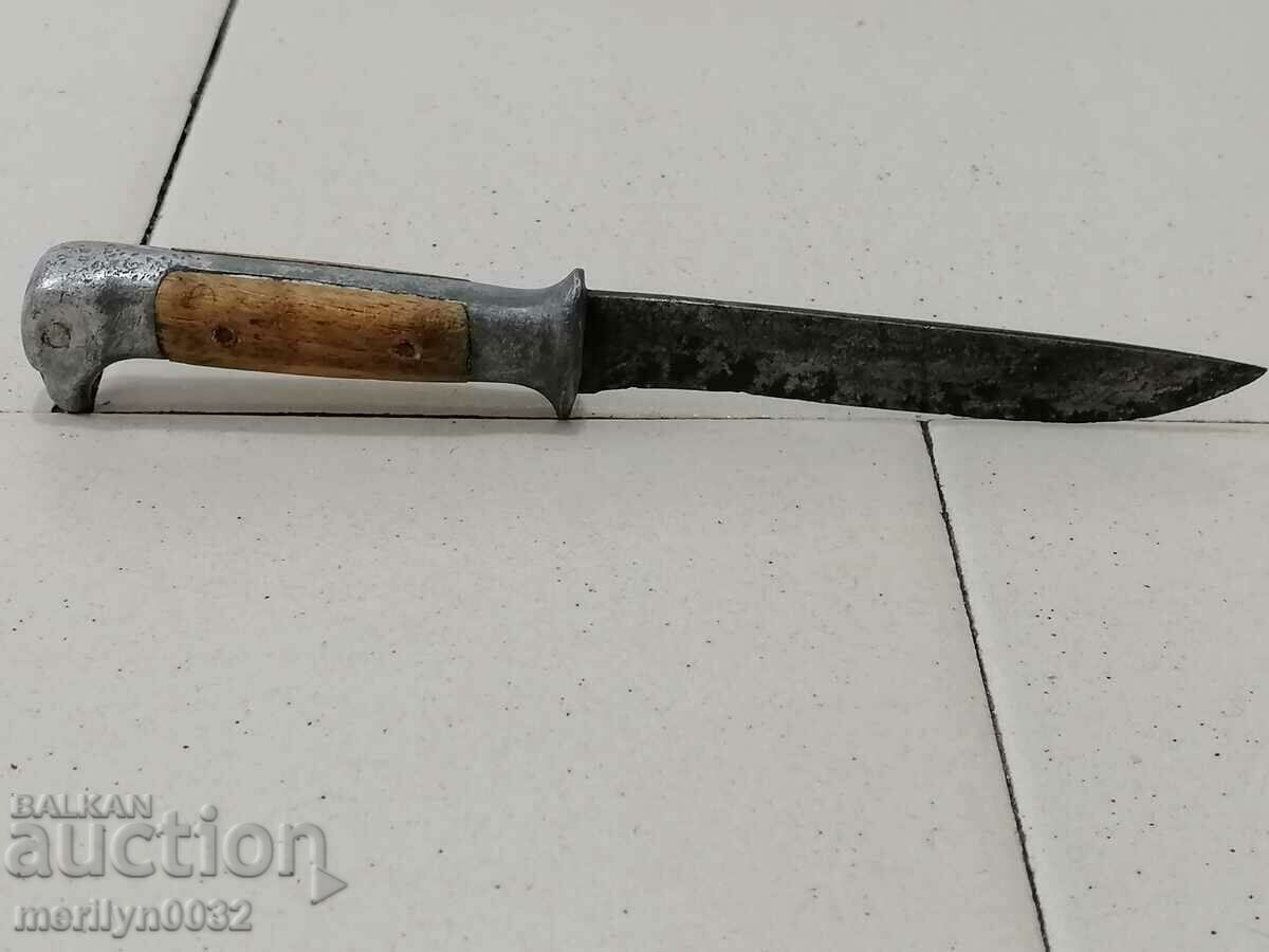 Old Bulgarian knife with an eagle head - 7