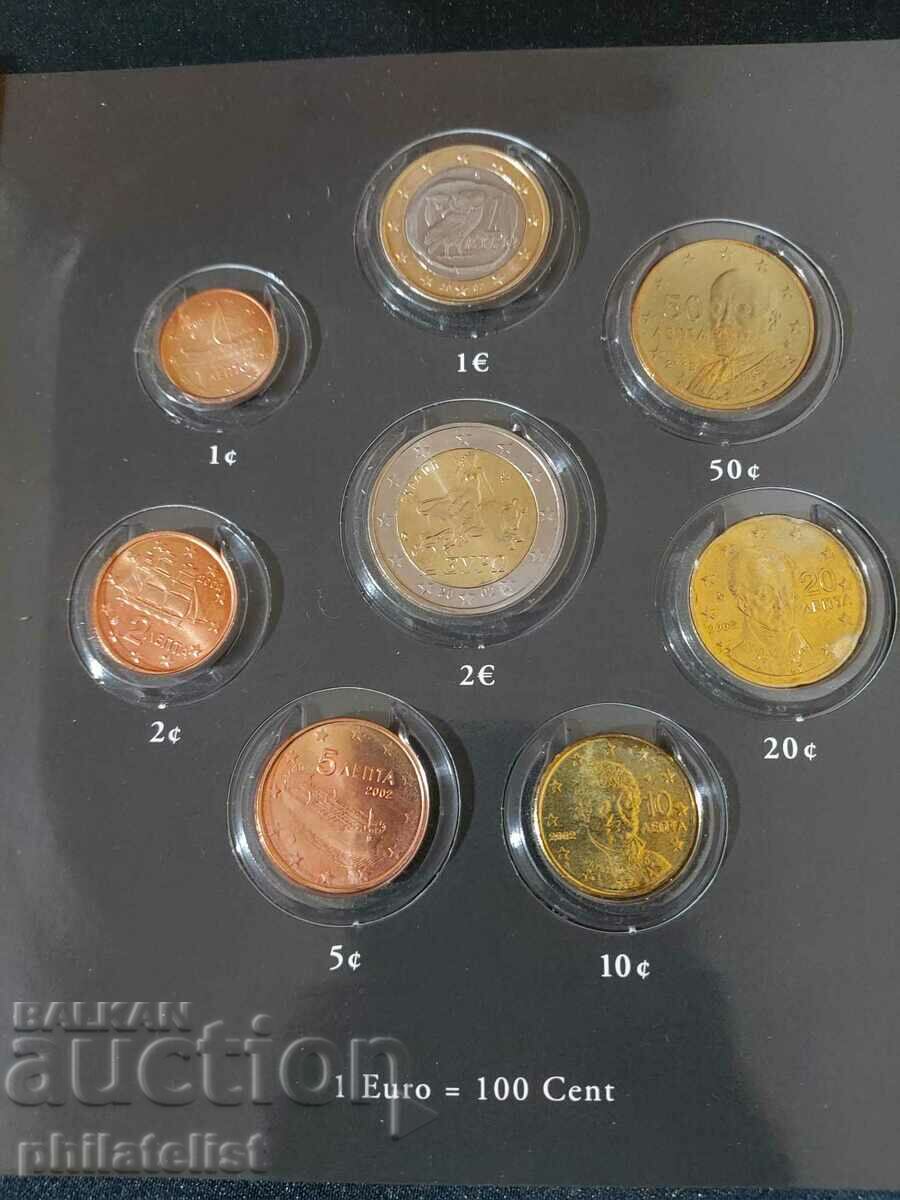 Complete Set - Greece in Drachmas and Euro Series 2002 with price 44.00 BGN | € 22.50 Complete Set - Greece in Drachmas and Euro Series 2002 with price 44.00 BGN | € 22.50