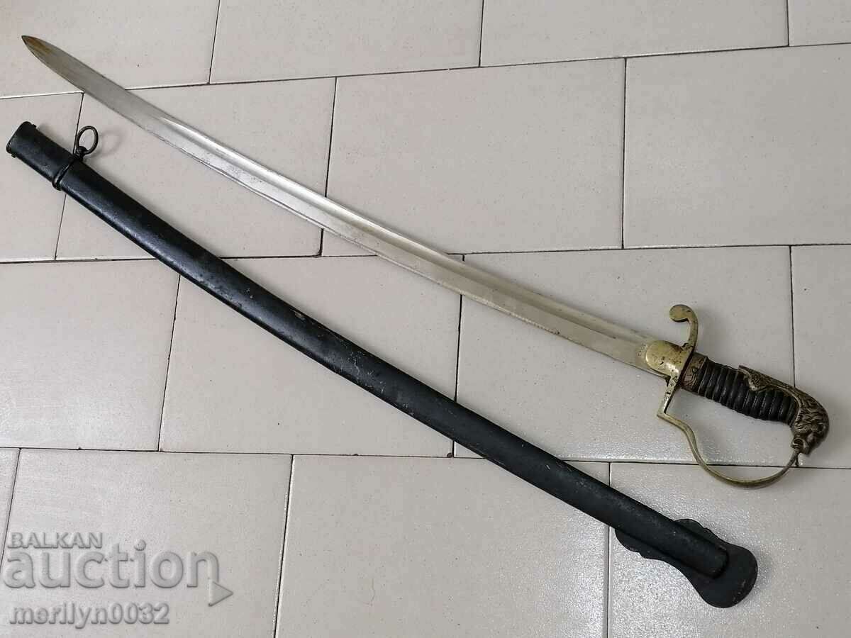 Bulgarian combat non-commissioned officer saber with kanya checkers sword palash with price 2885.00 BGN | € 1475.08 Bulgarian combat non-commissioned officer saber with kanya checkers sword palash with price 2885.00 BGN | € 1475.08